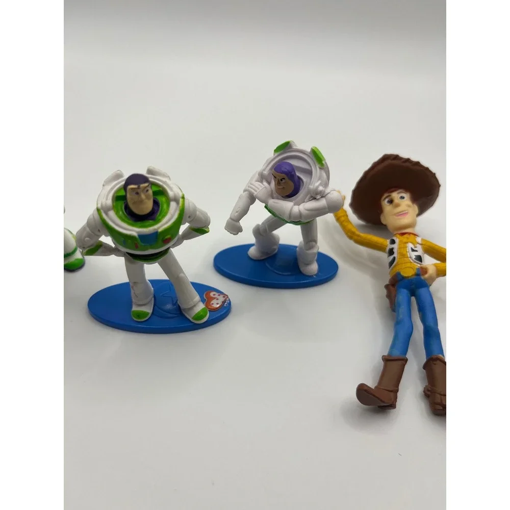 Disney Toy Story Figures Lot Buzz Lightyear Woody Mini Figurines 5pc Multi Color